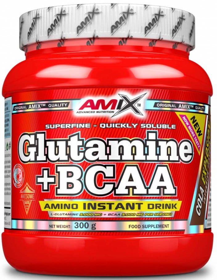 L-Glutamina + BCAA em pó Amix 530g
