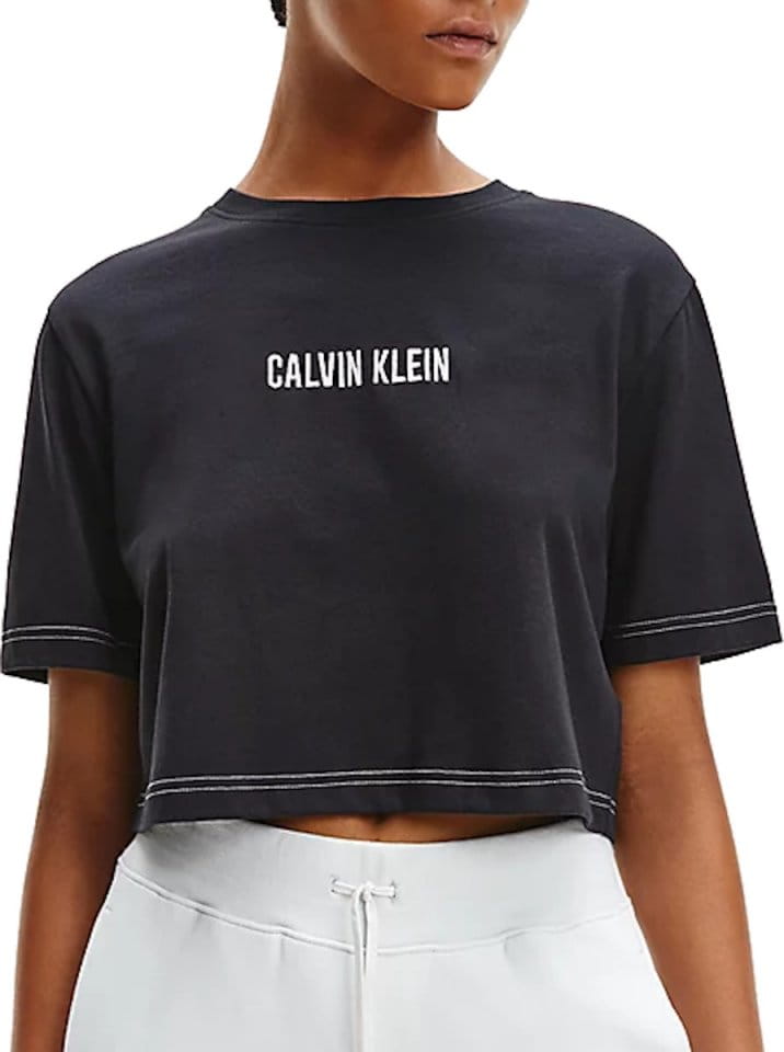Camiseta Calvin Klein Calvin Klein Open Back Cropped T-Shirt