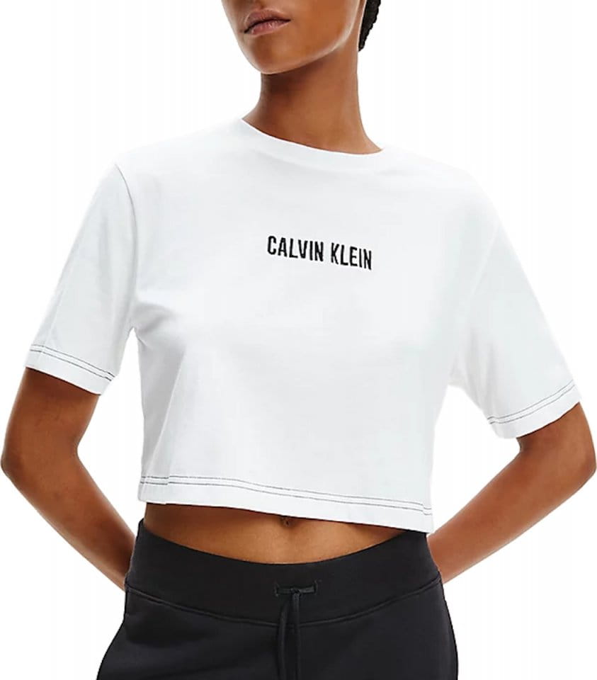 Camiseta Calvin Klein Calvin Klein Open Back Cropped T-Shirt