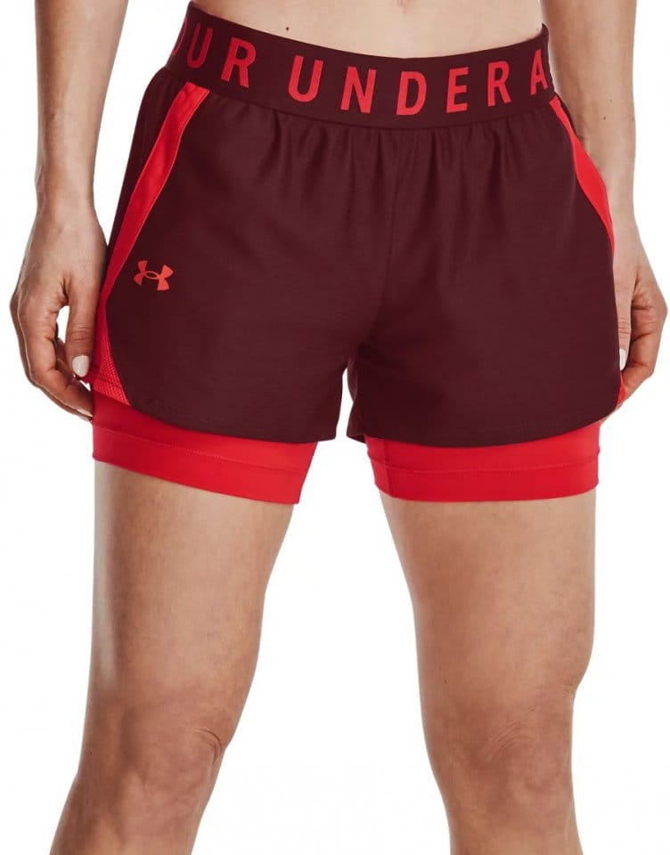 Calções Under Armour Play Up 2-in-1 Shorts -RED