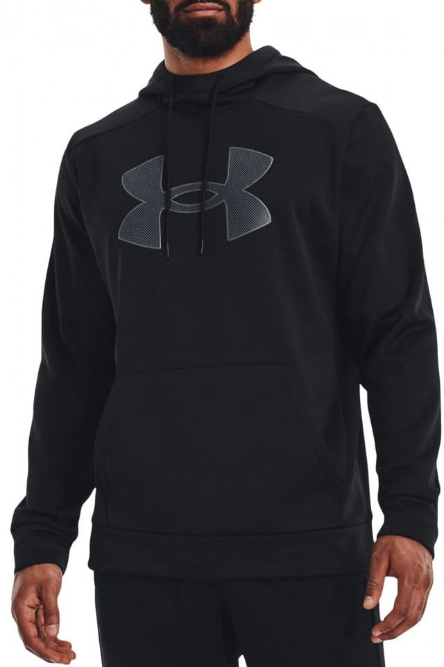Sweatshirt com capuz Under UA Armour Fleece Big Logo HD-BLK