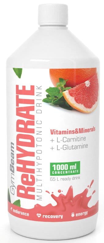 Bebidas iônicas GymBeam Iont drink ReHydrate - pink grapefruit