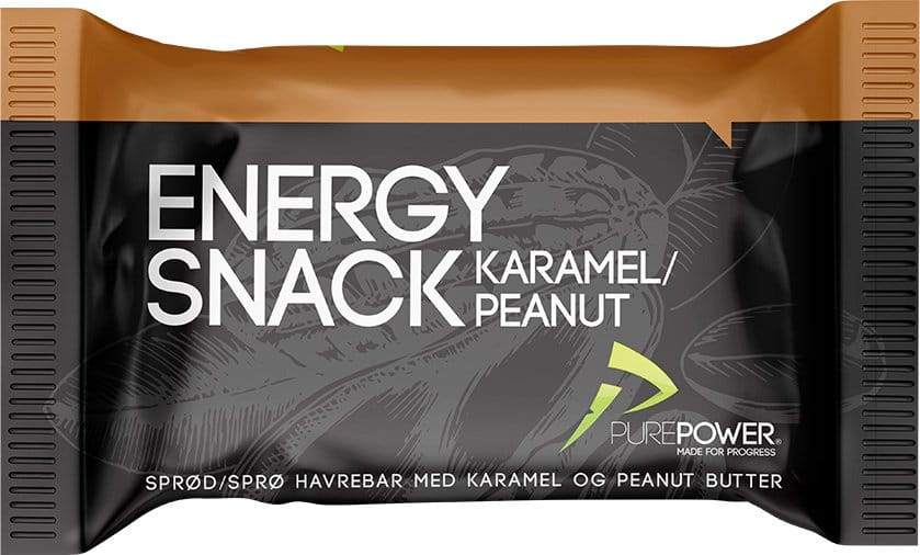 Barra energética Pure Power Energy Snack Caramel & Peanuts 60g