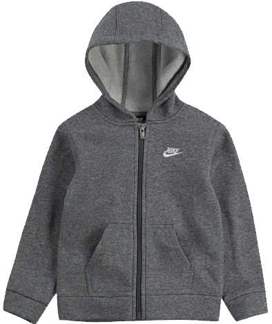 Sweatshirt com capuz Nike Club Fleece Hoodie Kids Grey