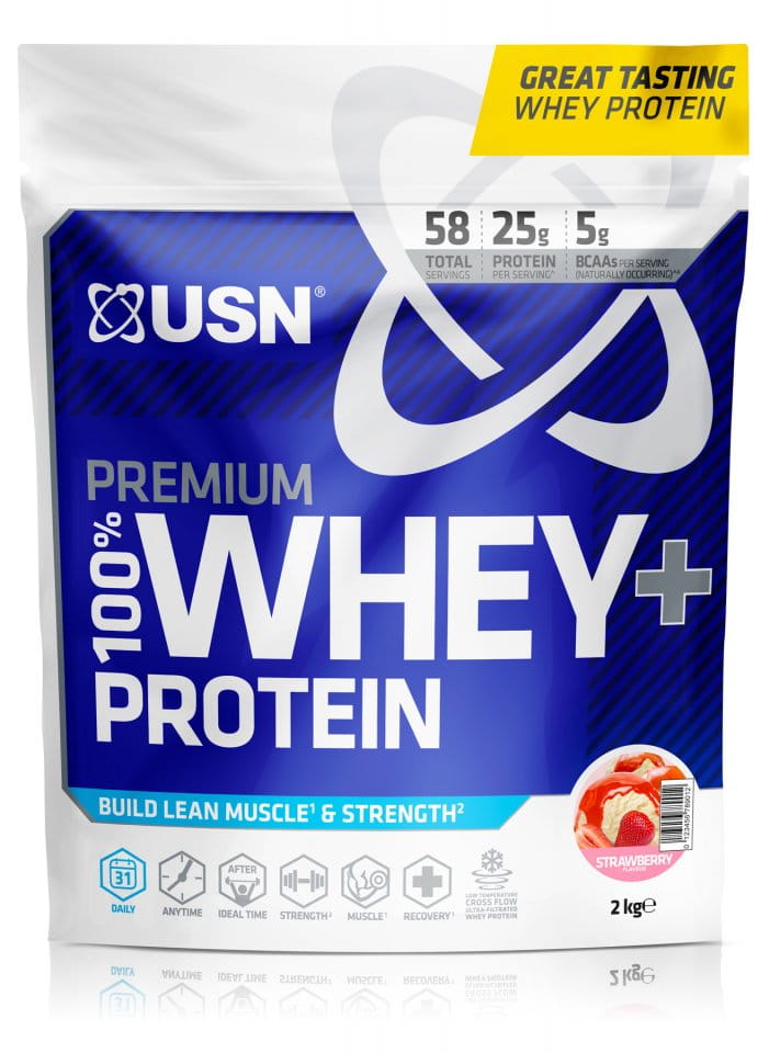 Whey protein em pó USN 100% Premium 2kg wheytella