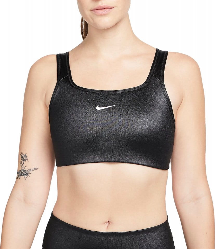 Soutien Nike Dri-FIT Swoosh Women s Medium-Support 1-Piece Pad Shine Sports Bra