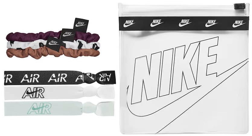 Elástico de resistência Nike MIXED HAIRBANDS 6 PK WITH POUCH