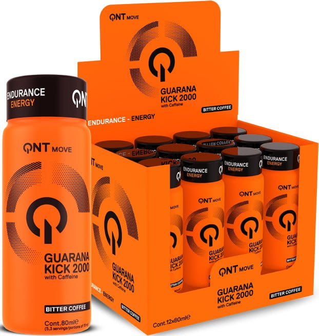 Estimulantes pré-treino QNT Guarana Kick shot 2000 mg (Guarana + Caffeine)