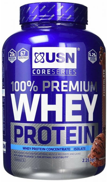 Proteína em pó USN 100% Whey Protein Premium čokoláda 2.28kg